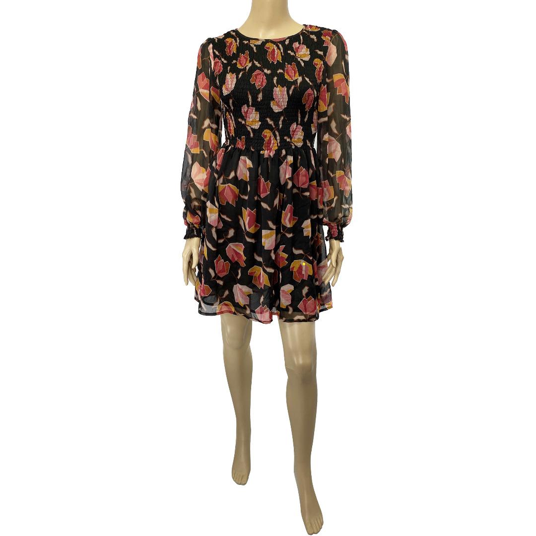 Topshop red printed smock dress store
