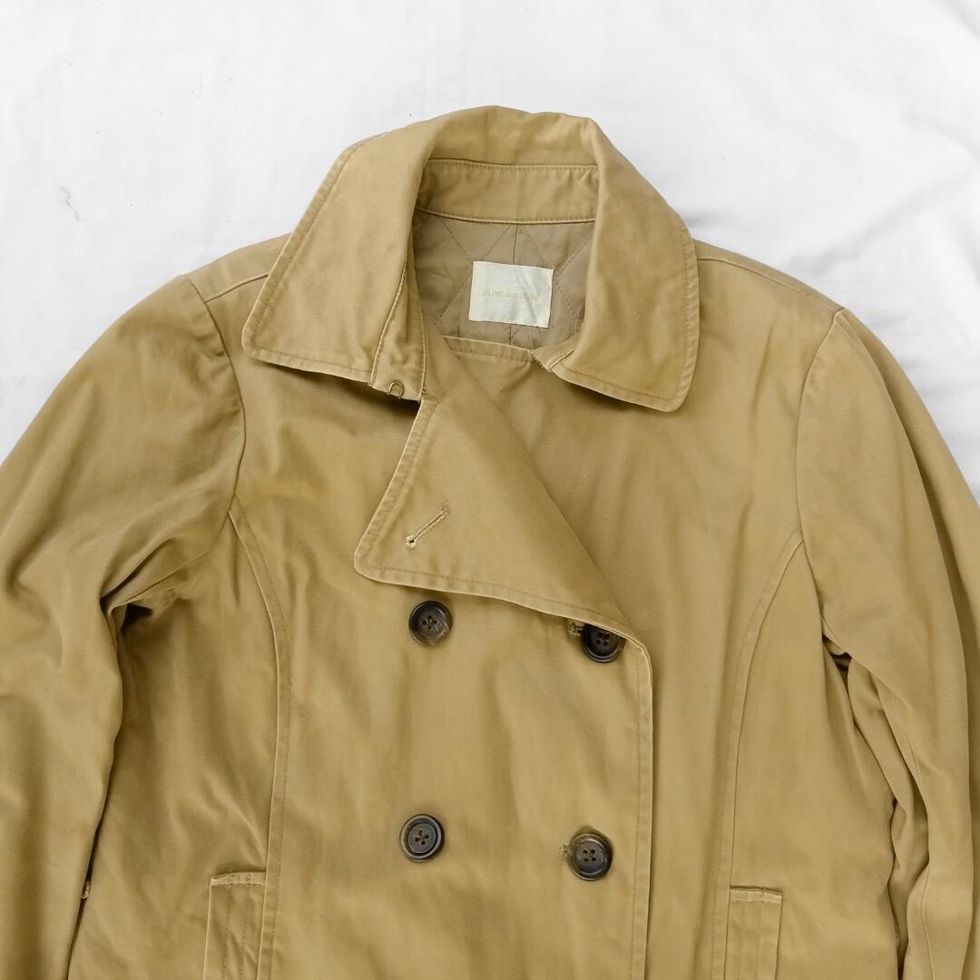 OLIVE des OLIVE Coat Denim Wanita Cokelat Second