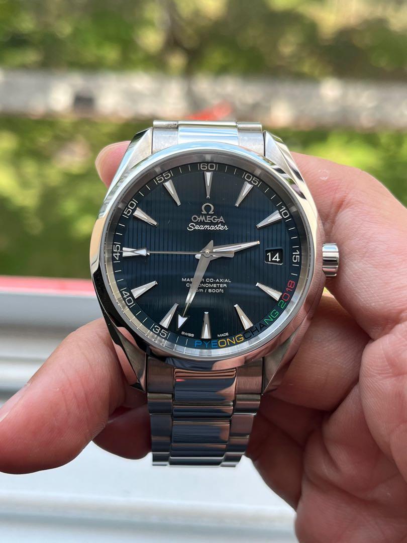 Omega aqua top terra blue 41mm
