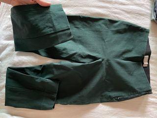 Original Everlane everyday pants in deep green