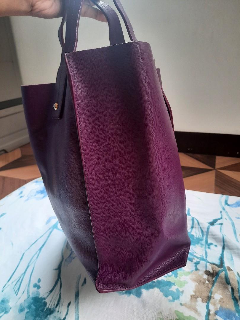 Furla, Bags, Furla Saffiano Leather Purple Tote