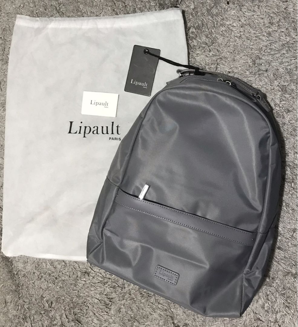 ORIGINAL LIPAULT BACKPACK WITH LAPTOP COMPARTMENT, Men's Fashion, Bags