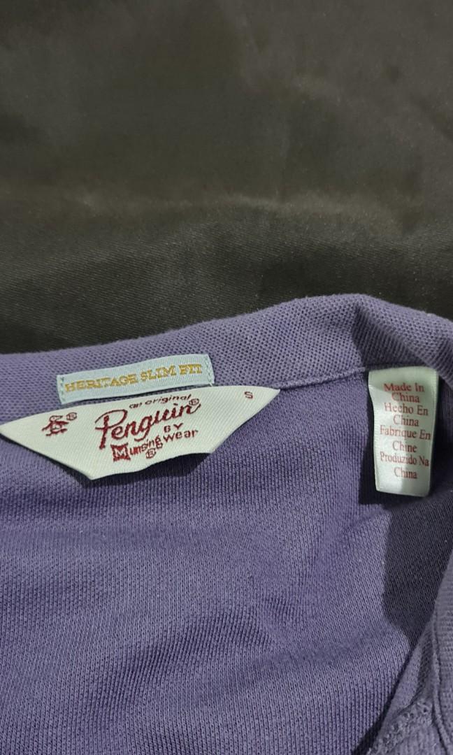 Original Penguin (Category: Tshirts & Polo Shirts ) located in Manila. Submitted by agentus (Listing ID 1176829402, Image 3). Description: Original Penguin size Small W 19 L26 color violet 9/10 personal item Authentic 💯.