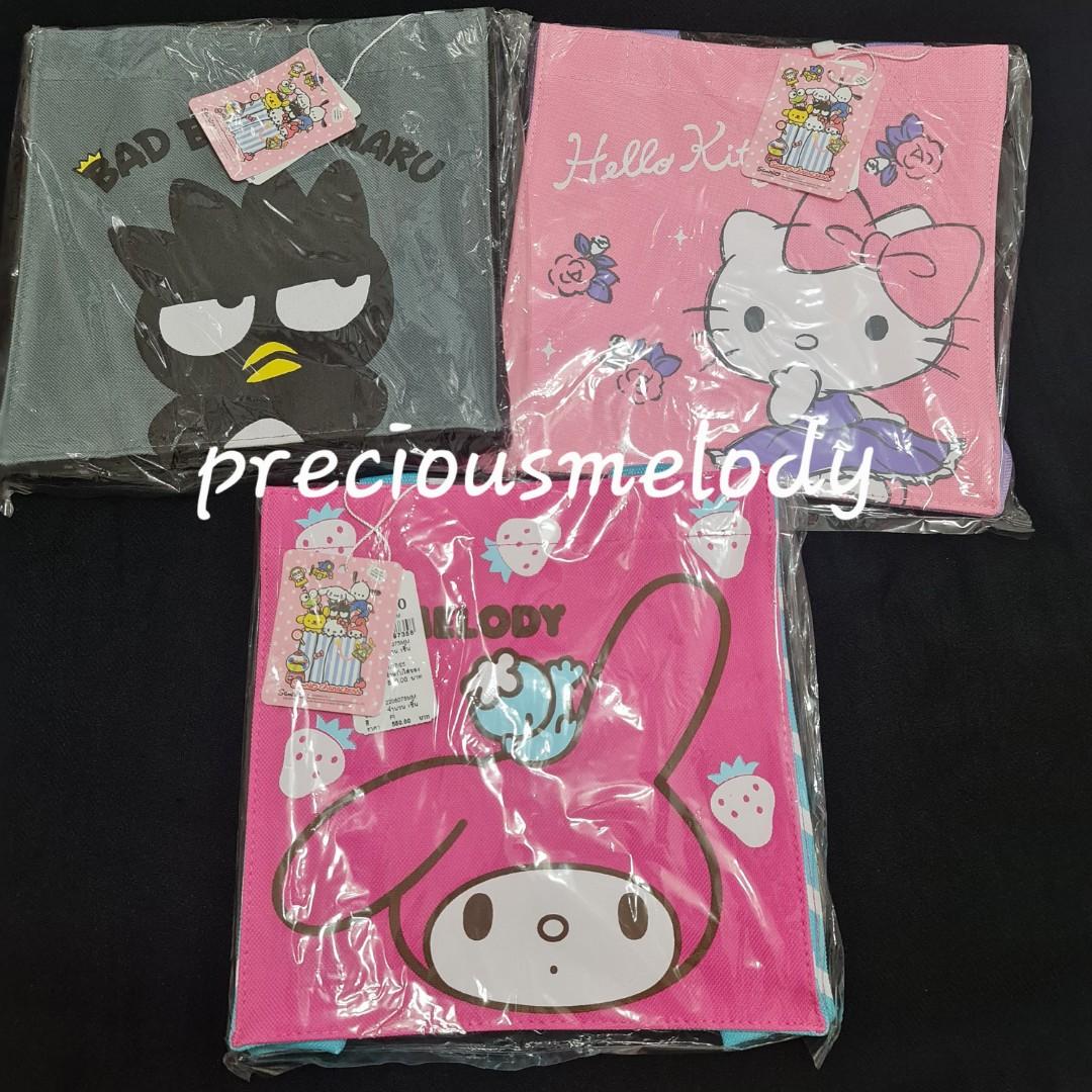 Original Sanrio Exclusive Hello Kitty My Melody Bad Badtz-Maru XO Tote Bag, Hobbies & Toys, Toys ...