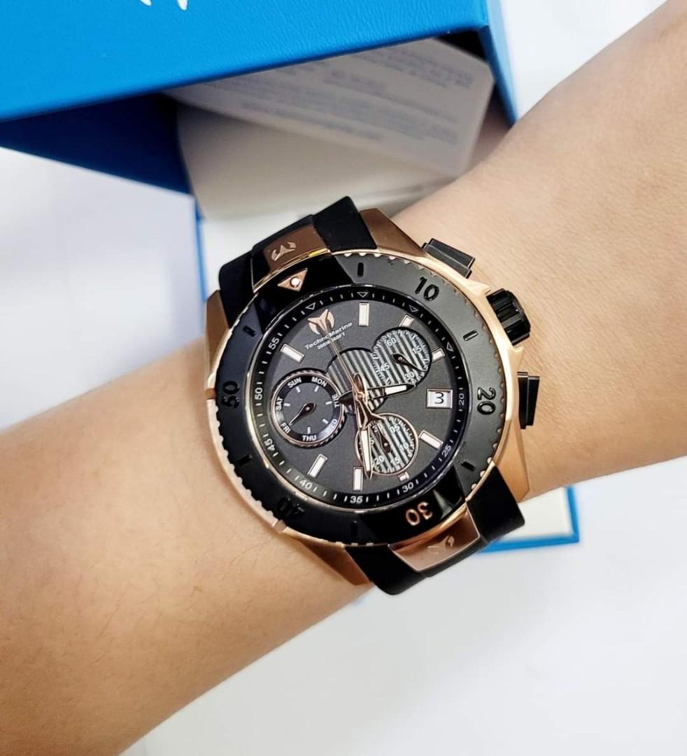 Original Technomarine UF6 - Rosegold (Category: Men's Watches) located in Bulacan. Submitted by watchabagsph2.0 (Listing ID 1176894378, Image 2). Description: ✔️ ORIGINAL/ Authentic ✔️Brandnew ✔️Complete Inclusions: Original Box,Tag, Warranty Card 💯 Legit Check in any watch service center 💯Pawnable on selected pawnshops ‼️ Send us a message for more detailed photos. (OPEN FOR LAYAWAY, MESSAGE US FOR DETAILS) #layawayph #layawayavailable #layawa