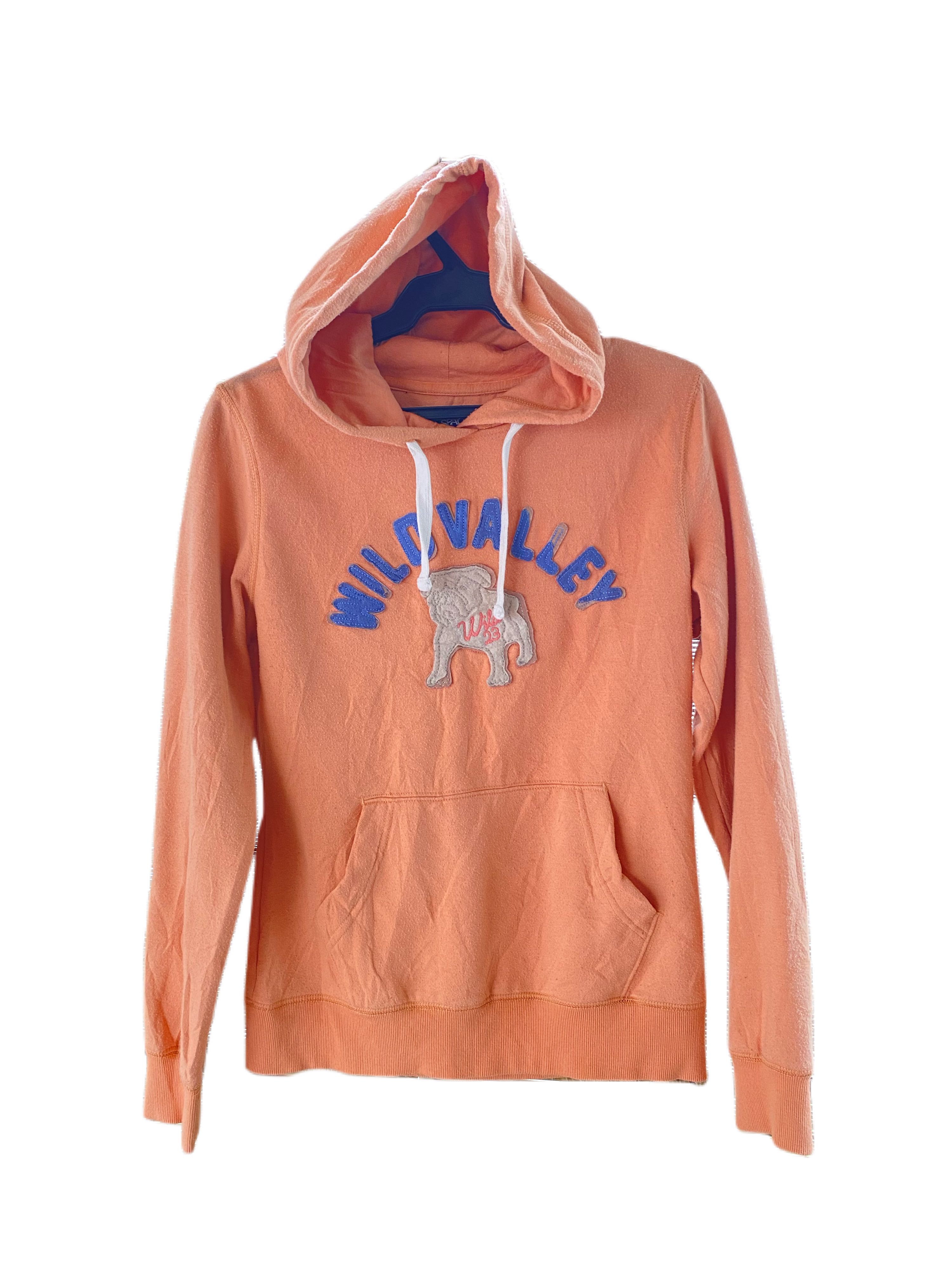 Pastel orange hoodie Clearance
