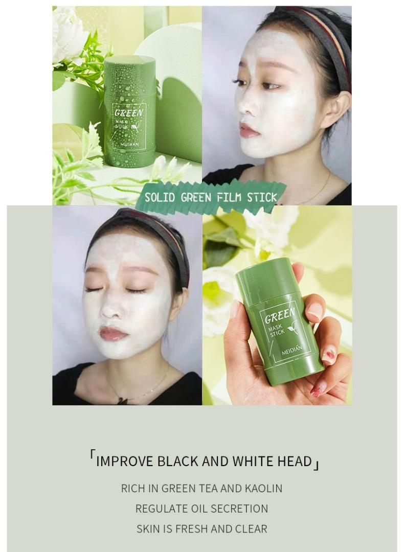Poreless Deep Cleanse Mask Stick Green Tea Eggplant Oil Control Pore