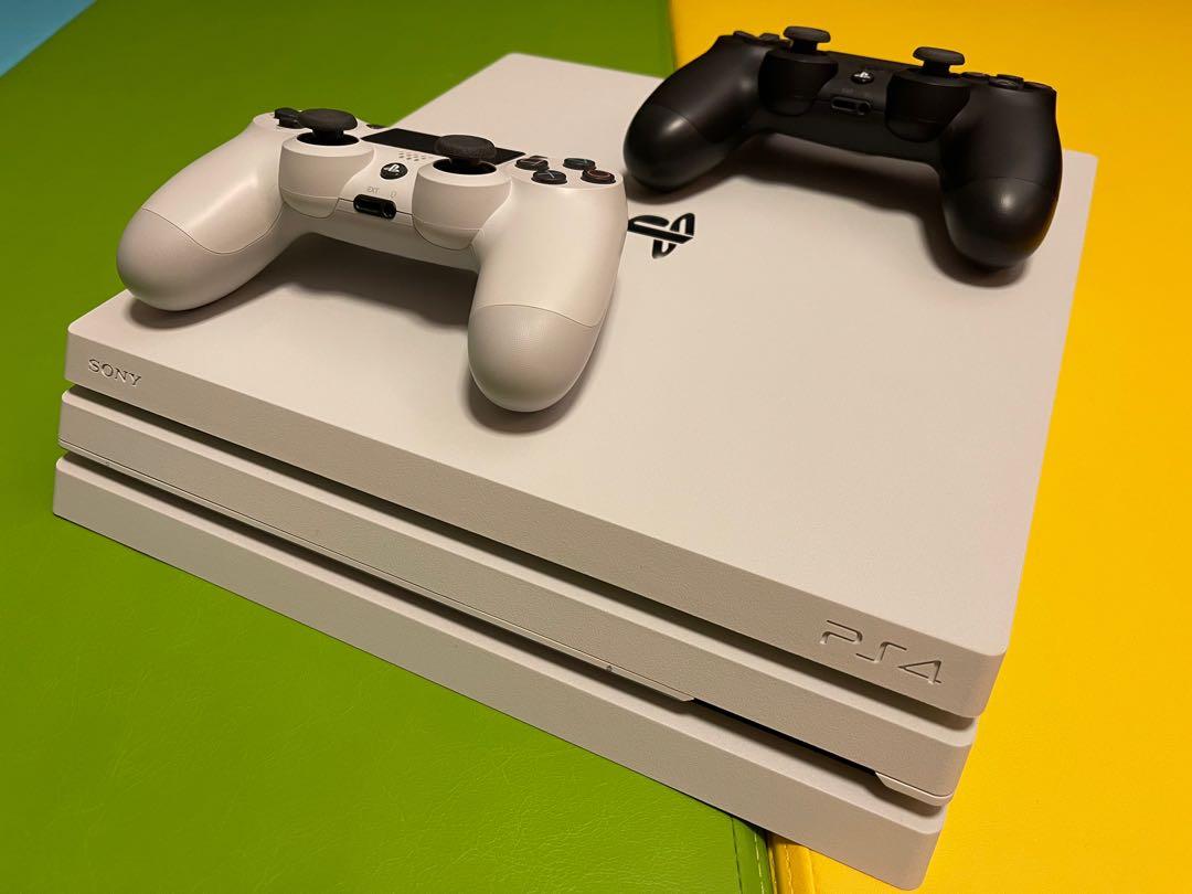 PS4 Pro White SSD500GB, 電子遊戲, 電子遊戲機, PlayStation - Carousell