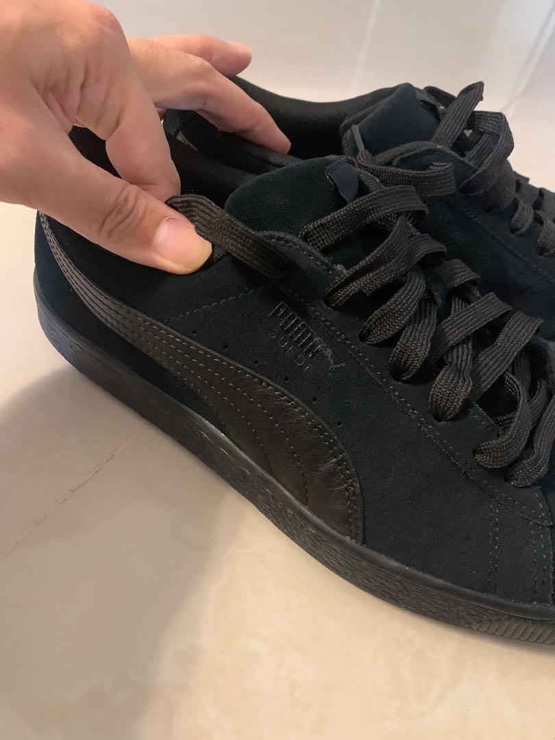 Puma suede full black top