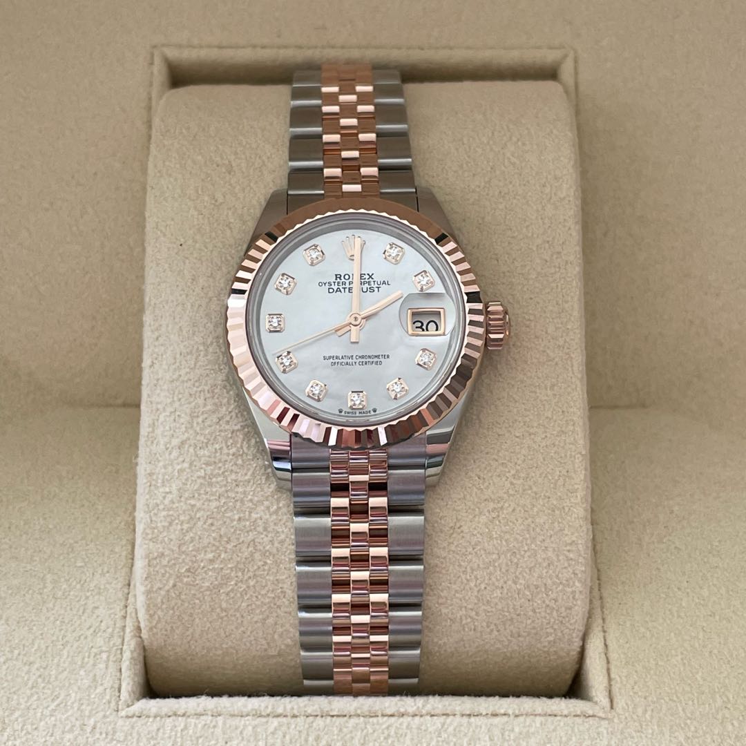Rolex lady datejust 28 mother of pearl online
