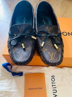 Auth Louis Vuitton Calfskin Lombok Mocassin Loafer Men's shoes size 39 or  6.5 US