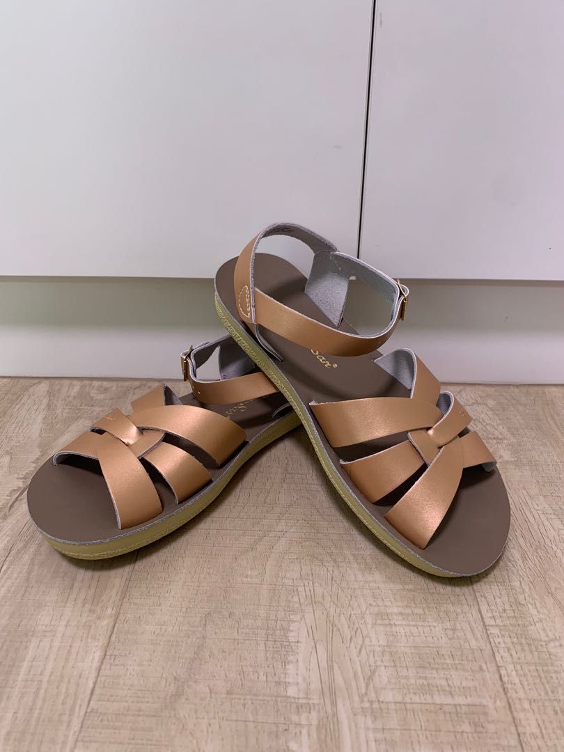 Salt water sandals online swimmer rose gold