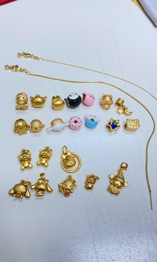 Sand Gold bracelet charms super good quality