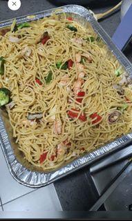 seafood aglio alio