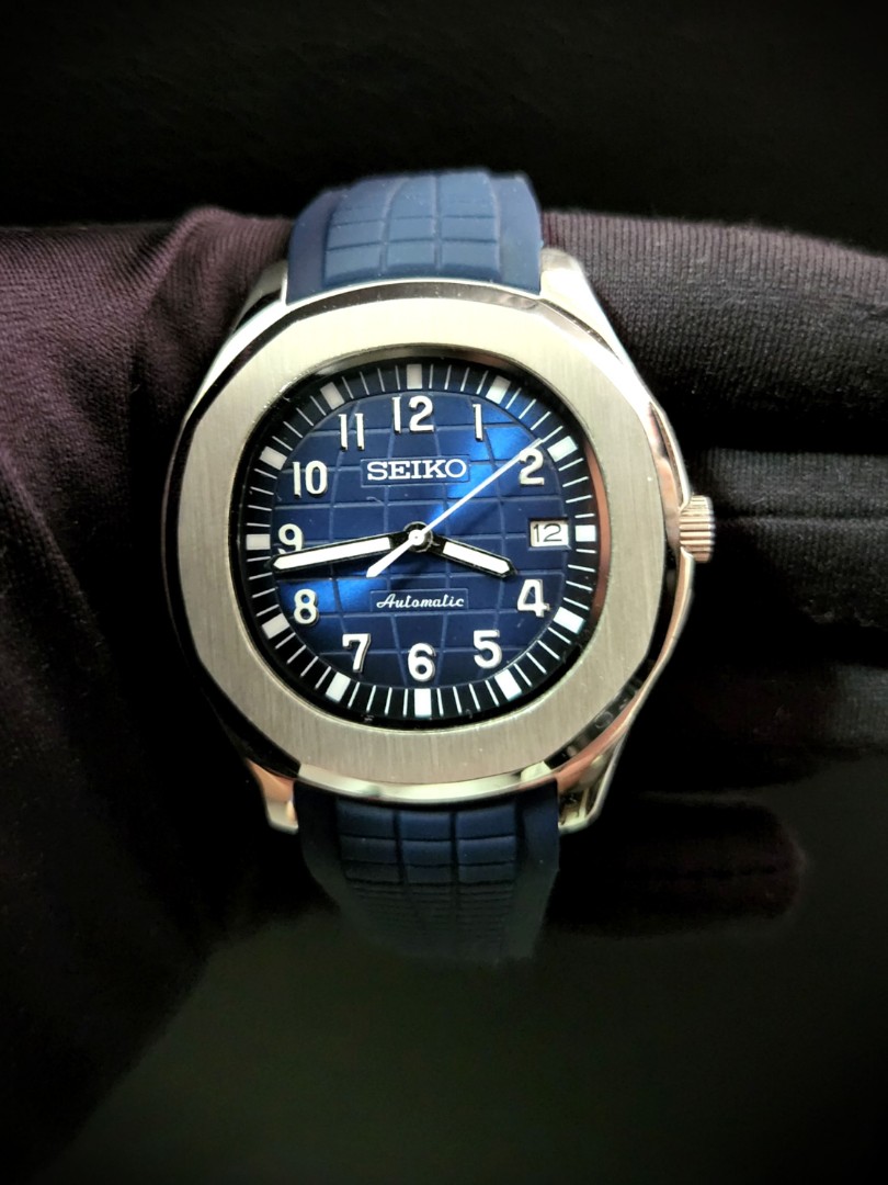 Seiko Aquanaut Nautilus PP mod, Luxury, Watches on Carousell