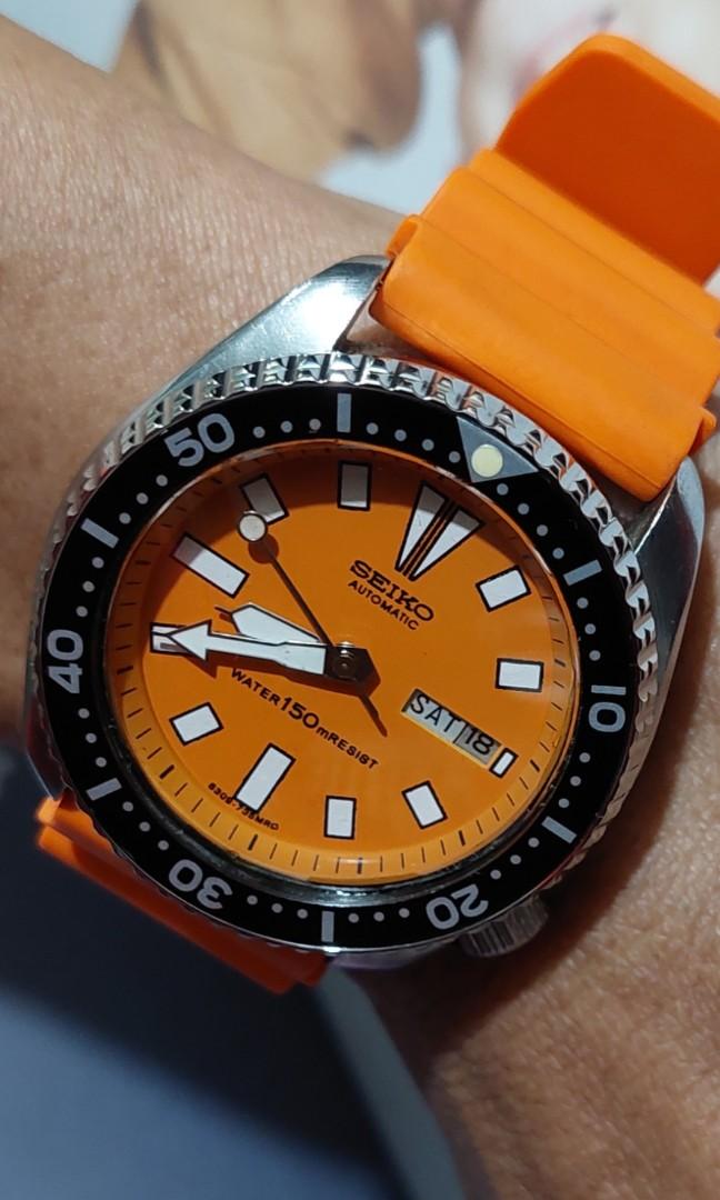 Seiko diver 6309 (Category: Men's Watches) located in Caloocan City. Submitted by thegreat. (Listing ID 1176901629, Image 3). Description: good running condition dome glass all stainless steel automatic movement semi turtle modified.