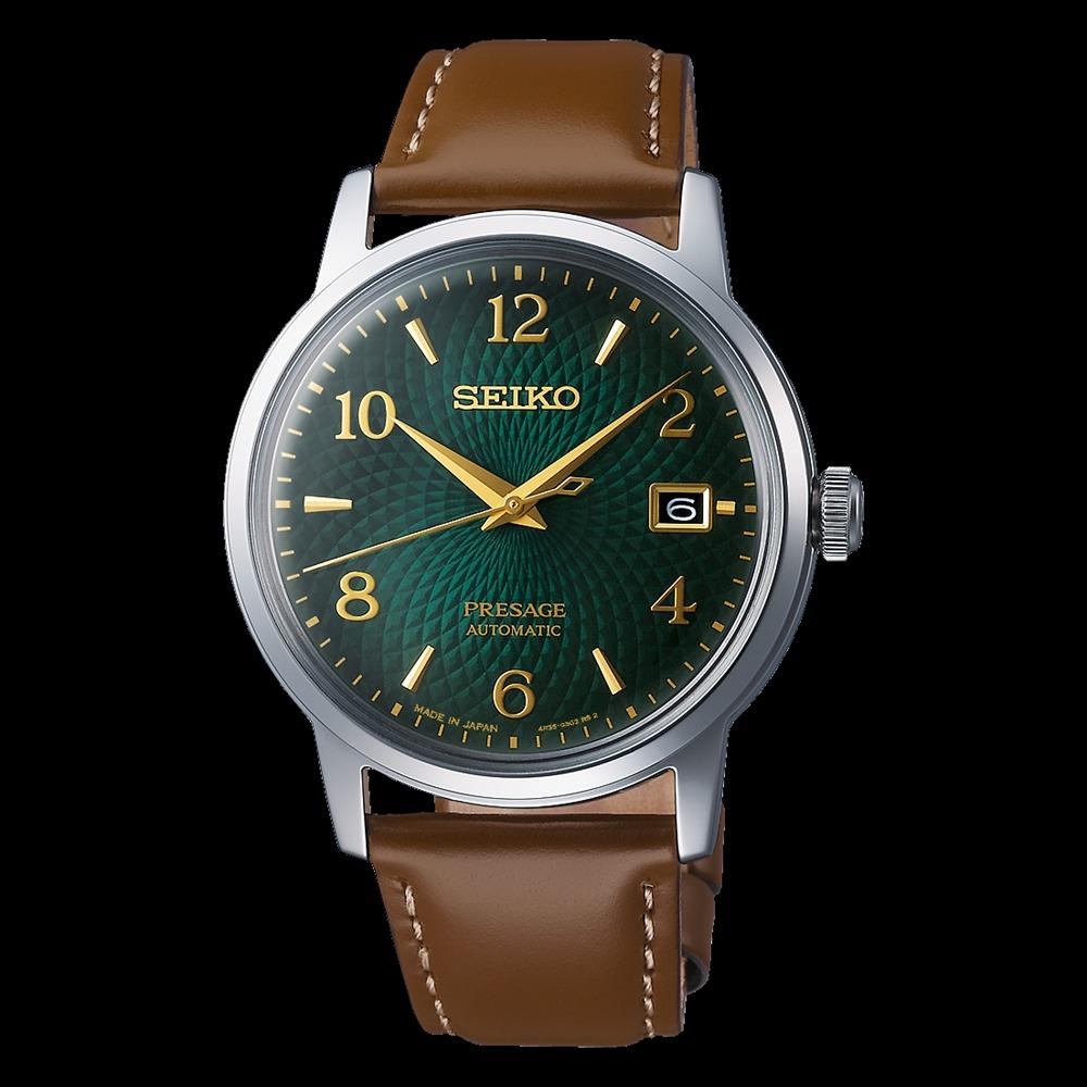 Seiko Presage Cocktail Time Mojito Green Dial Automatic Dress Watch SRPE45  SRPE45J1, Luxury, Watches on Carousell