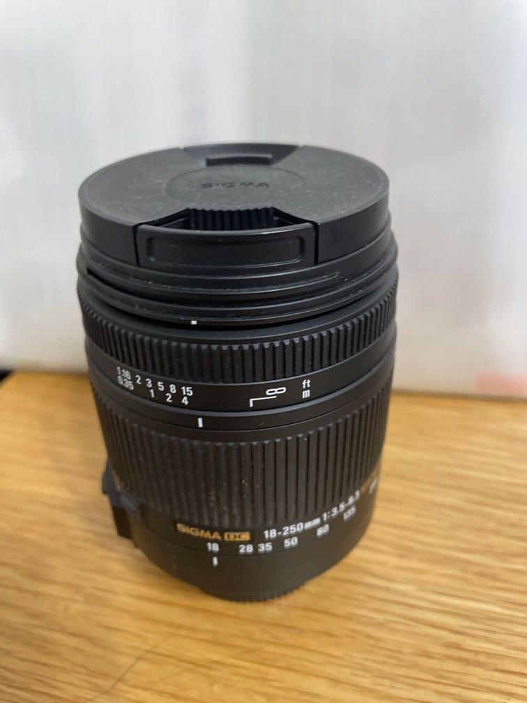 SIGMA 18-250mm F3.5-6.3 DC OS HSM NA for NIKON CAMERA, Photography, Lens   Kits on Carousell