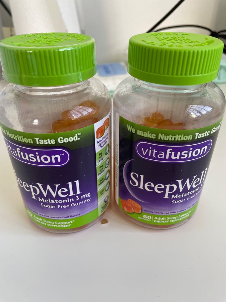 Sleepwell vitafusion 60 gummy, Health & Nutrition, Health Supplements