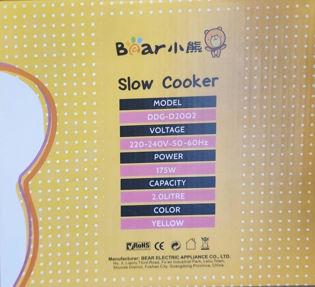 Slow cooker 2L, TV & Home Appliances, Kitchen Appliances, Cookers on