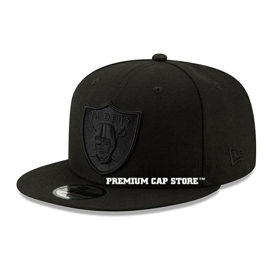 All black nfl hats hot sale