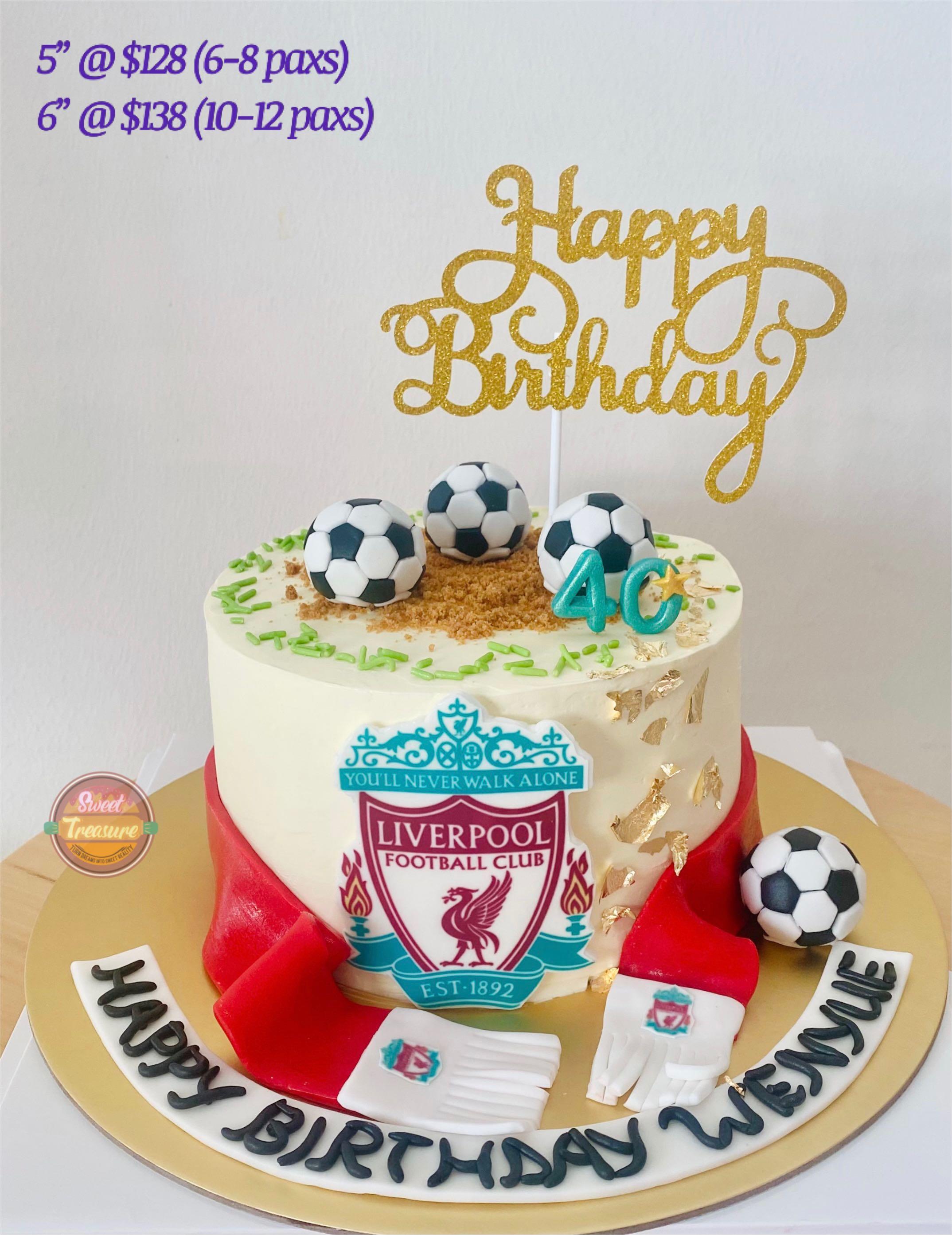 Soccer jersey / arsenal /Manchester United /Hotspur / Liverpool / adidas  theme fondant cake / cupcakes, Food & Drinks, Homemade Bakes on Carousell