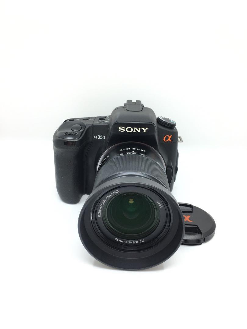 Sony A350 + 18-70mm Kit Set, 攝影器材, 鏡頭及裝備 - Carousell