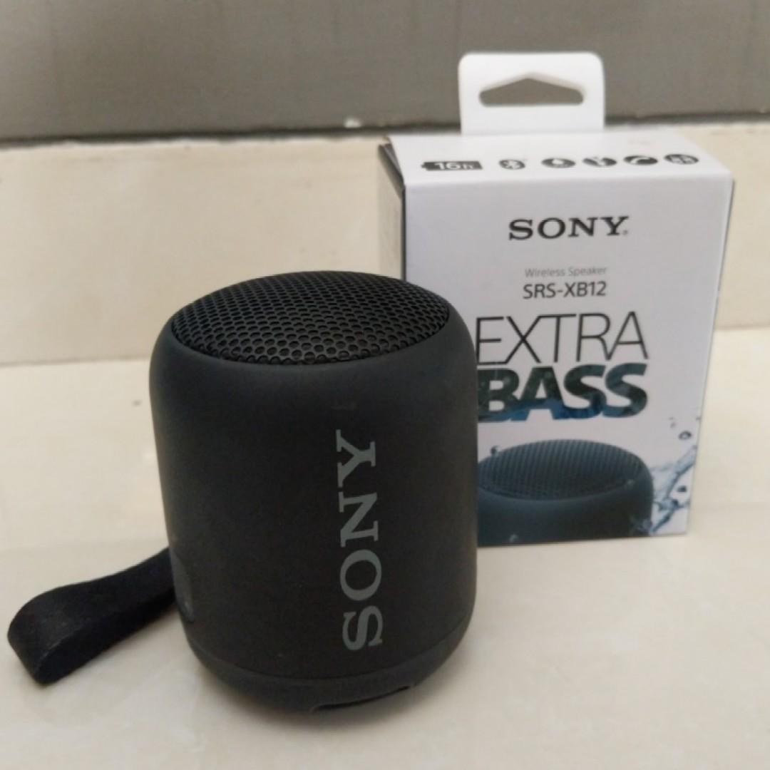 Sony SRS-XB12 like new murah jarang dipakai not amplifier gitar tws  earphone headphone kere hore airpods, •kondisi: mulus, fungsi normal sound 