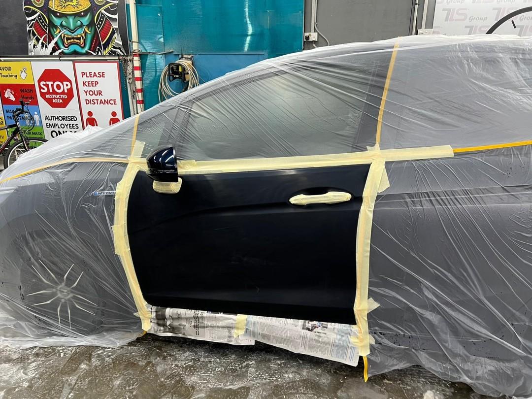 Spraypainting panel beating dent scratch accident repair spray paint panel beat, Car Accessories