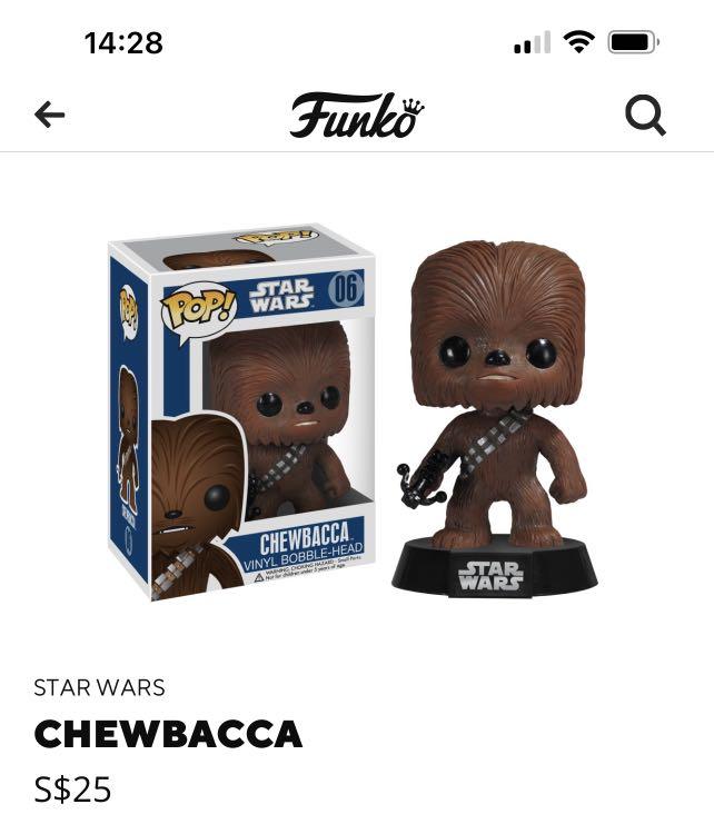 chewbacca 06 funko pop