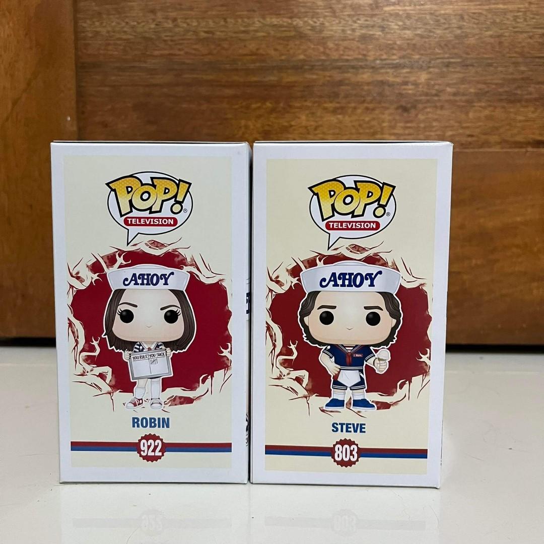 Steve & Robin Scoops Ahoy Funko Pop (Stranger Things), Hobbies & Toys