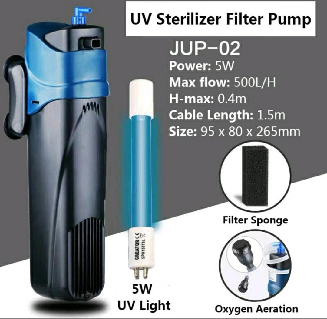 SunSun UV Sterilizer Filter JUP2 Pet Supplies Homes Other Pet Accessories on Carousell