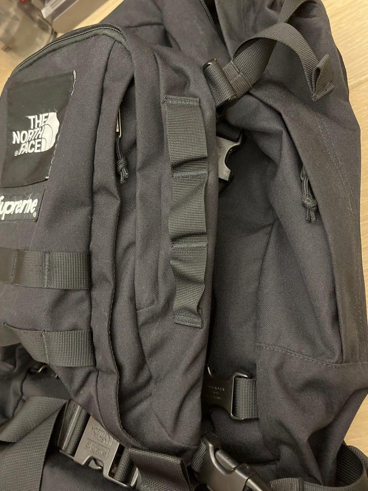 Supreme SS20 TNF RTG Backpack 35L black, 男裝, 袋, 背包- Carousell