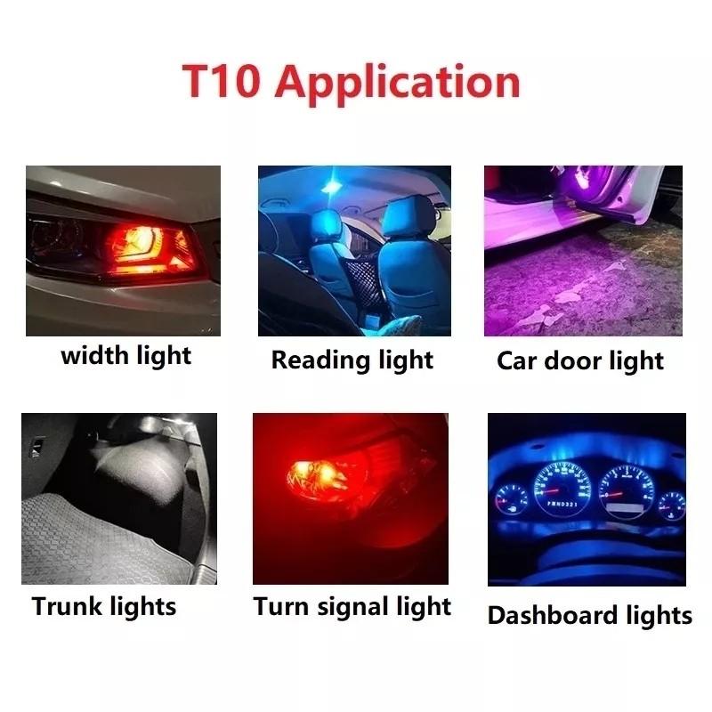 T10 LED Bulb T10 12v 6000k Car & Motorcycles Cool / White LED Bulb, Car  Accessories, Accessories on Carousell