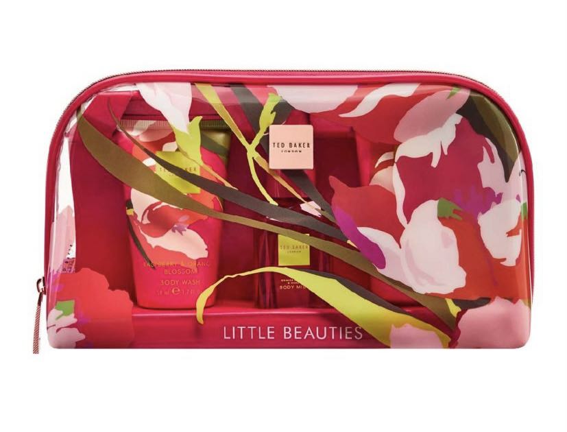 Ted Baker Raspberry & Orange Blossom Body Set Spray, Lotion & Wash