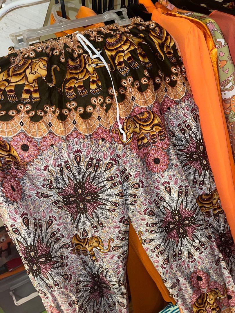 Thai Elephants Pants (Category: Other Bottoms) located in Manila. Submitted by Gypsybohoqueen (Listing ID 1173553199, Image 3). Description: Made in Thailand Super Brand New Size: Small to Medium size only RFS: Does not fit on my big hips .