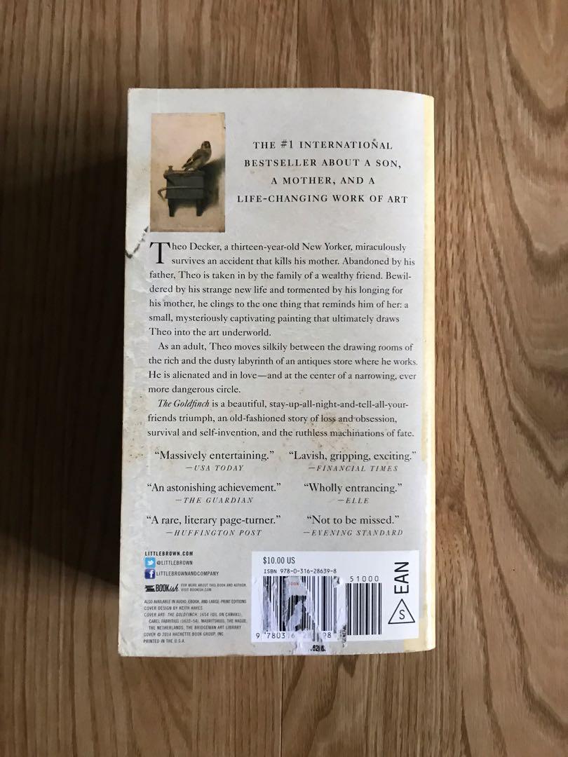 the goldfinch book page 300 review BrennaRubyann