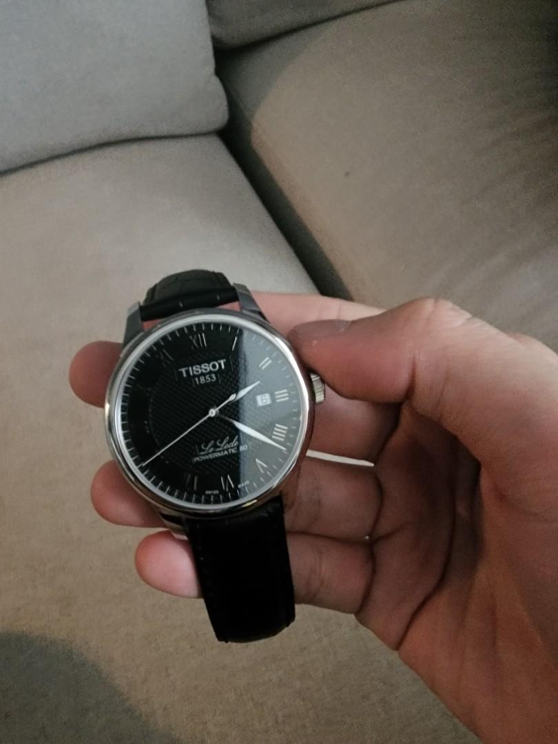 tissot le locle black