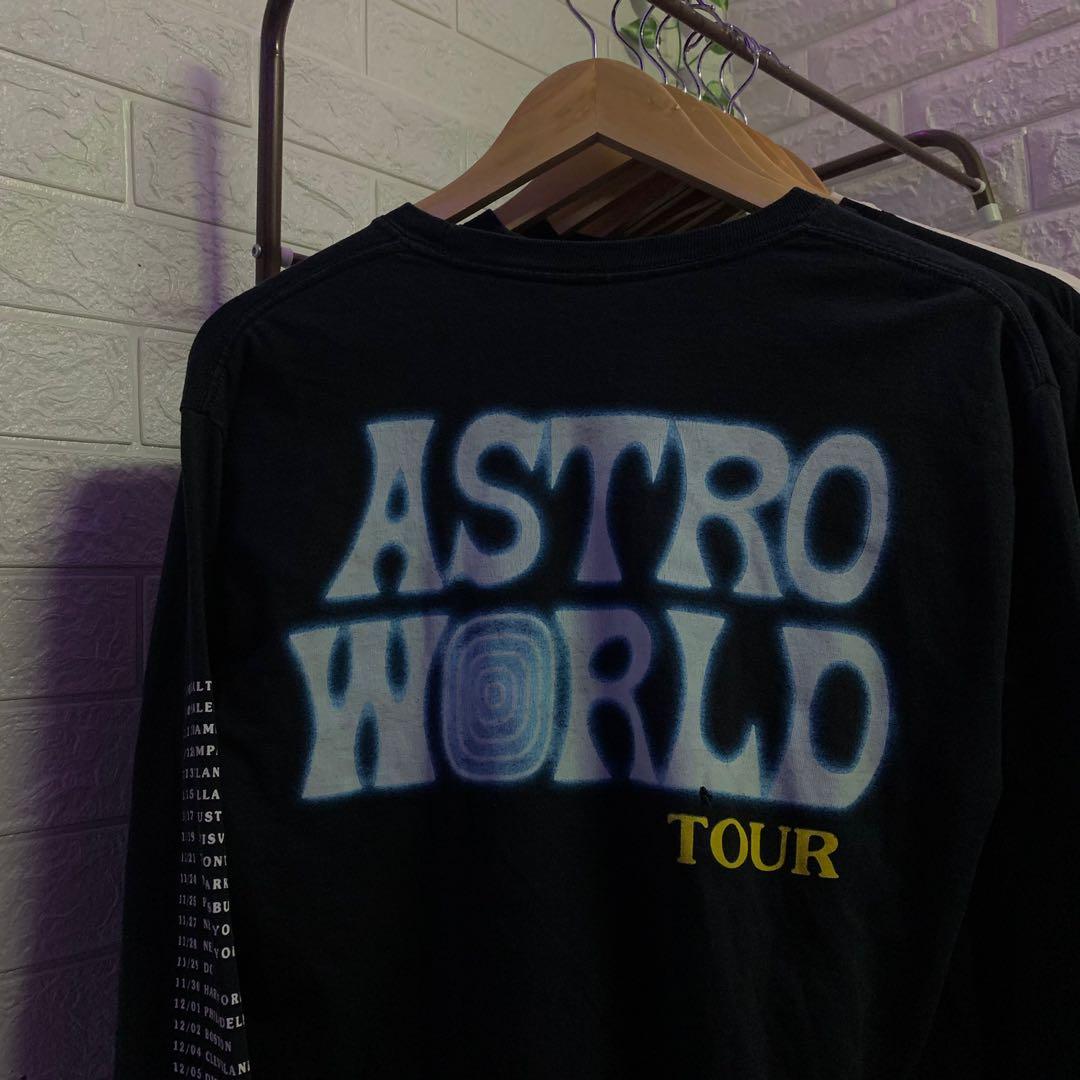 Travis Scott Astroworld Tour Long Sleeves Crewneck Men s Fashion