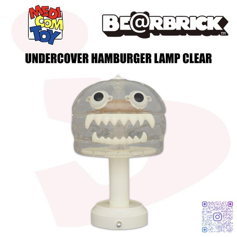 現貨有售UNDERCOVER HAMBURGER LAMP CLEAR 漢堡包燈透明, 興趣及遊戲