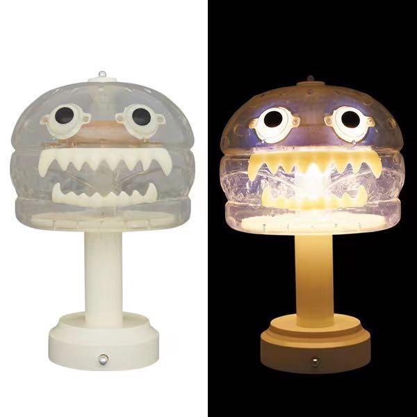 Sold out UNDERCOVER x Medicom Toy HAMBURGER LAMP CLEAR, 興趣及遊戲