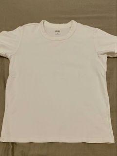Uniqlo (W) U Crew Neck Short Sleeves White Shirt