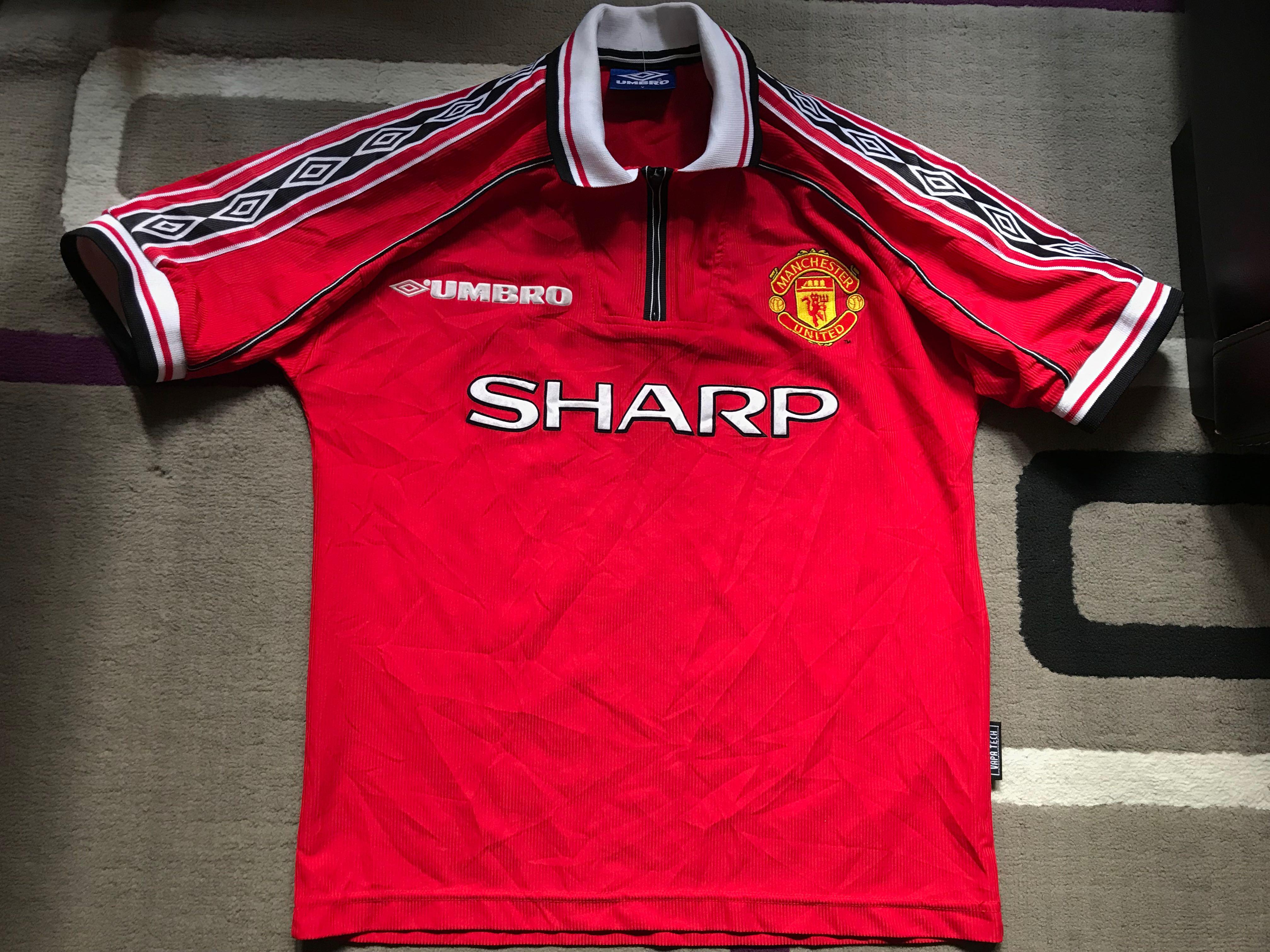 Jersey manchester shop united 1998