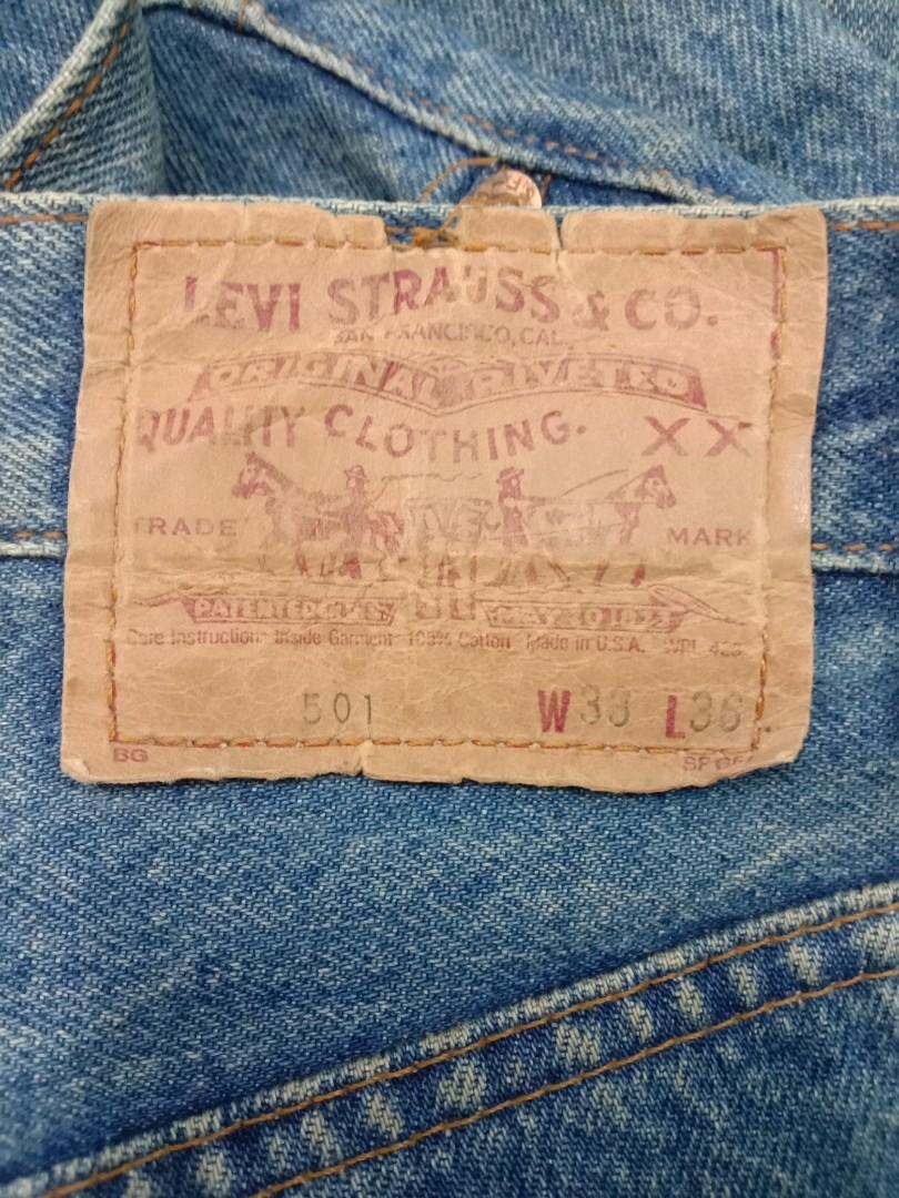 80s Levi´s 501 MADE IN USA W33-