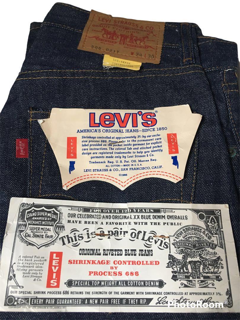 Vintage Deadstock Levis 505, Men's Fashion, Bottoms, Jeans on Carousell