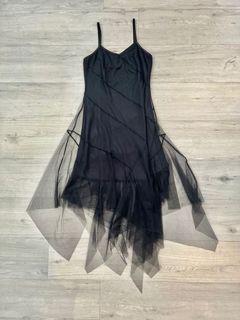 Vintage fairy black dress