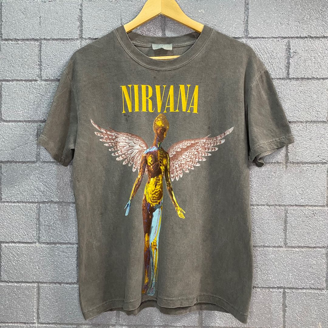 Nirvana in utero shirt top
