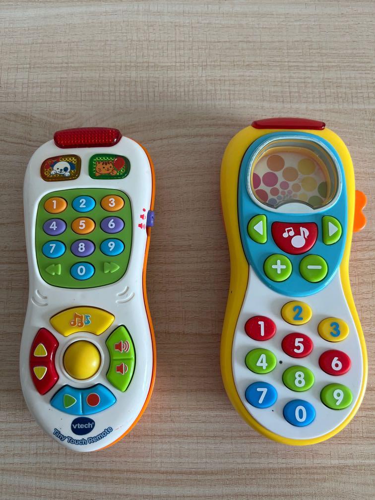 Vtech Tiny Touch Remote & Phone, Babies & Kids, Infant Playtime on