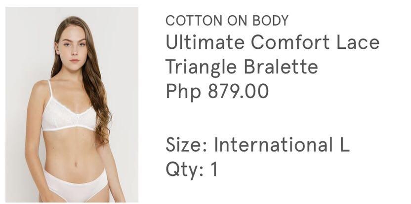 Ultimate Comfort Lace Triangle Bralette