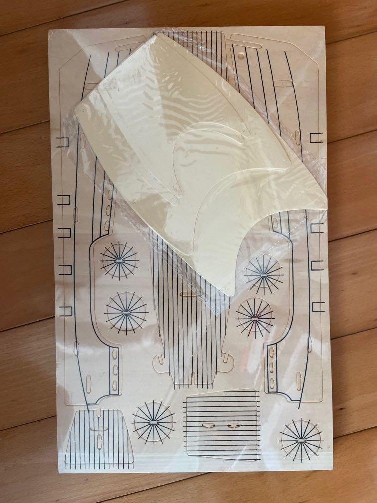 Woodcraft Construction KitSailing Military Ship Eagle, 興趣及遊戲, 手作＆自家設計, 文具及工藝 手作 Carousell